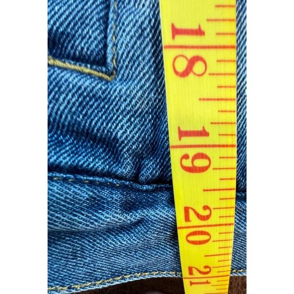 Love Tree Denim Sherpa-Lined Blue Jean Jacket Medium Boho Gorp Core Y2K Westen - Picture 7 of 10